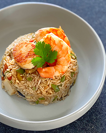 Next-Level Seafood Chinese Fried Rice by Elisa and Ben Lai, Food Specialist, Blogger, Italy, USA