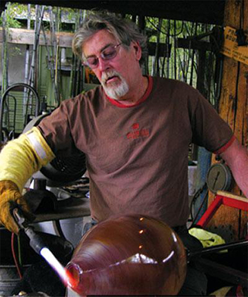 Richard Satava, Hand-blown Glass Artist, Bay Area, CA, USA