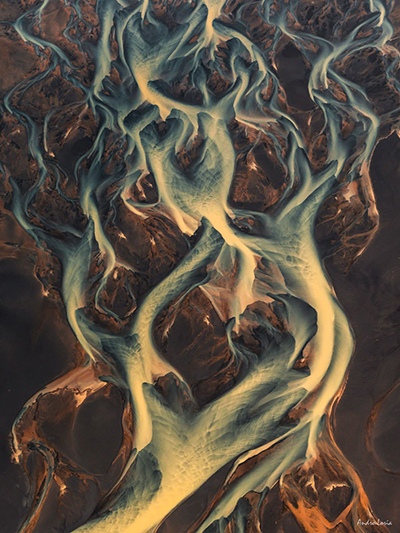Aerial photo of Iceland by Andro Loria, Outdoor Photographer, England