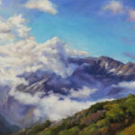 Mountain with clouds by Ming-Yi Liang, Artist, Taiwan