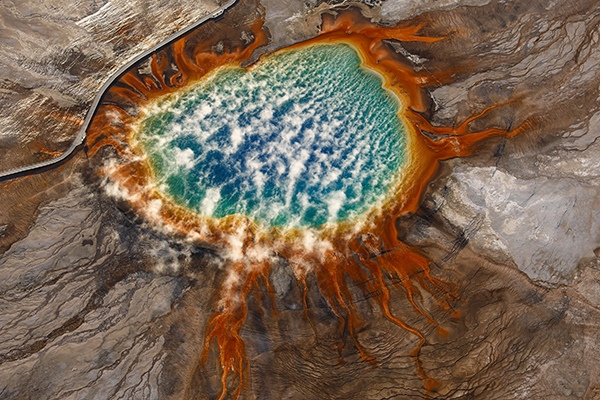 Grand Prismatic Spring, Yellowstone, Wyoming by Jassen Todorov, violinist, photographer in San Francisco, CA, USA