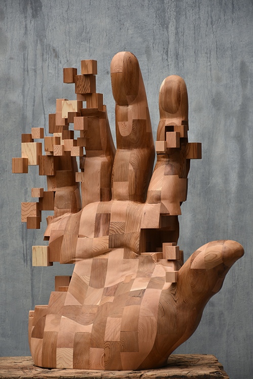 "Farewell" by Hsu Tung Han, Wood Sculpture Artist, Taiwan