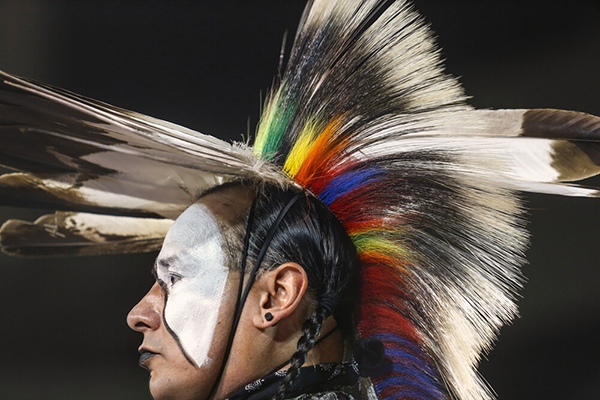 2015 Pow Wow at McGuirk Arena on March 21, 2015. Photo by Steve Jessmore/ Central Michigan University by Steve Jessmore, photojournalist, wildlife photographer, Michigan, USA