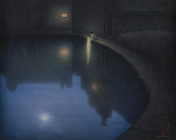 "Precious Light" by Wu Lan-Chiann, painter, artist, Taiwan, USA