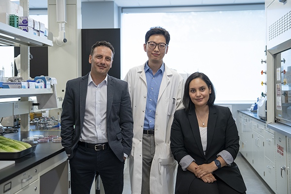 A team of scientists at Canada's McMaster University led by Dr. Zeinab Hosseinidoust (on the right) have developed a new spray that combats bacterial contamination in our food by Dr. Zeinab Hosseinidoust, Chemical Engineering Assistant Professor at McMaster University, Canada