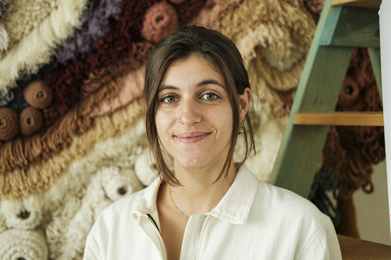 Self portrait by Vanessa Barragão, Textile artist, Portugal