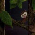 Scientists have discovered the history of Ekgmowechashala, a 30-million-year-old primate from North America. Comparing it with similar species in China, they suggest it was a migratory species, shedding light on primate evolution and environmental impacts. The illustration depicts Ekgmowechashala, the last pre-human primate in North America, by Kristen Tietjen of the KU Biodiversity Institute and Natural History Museum.