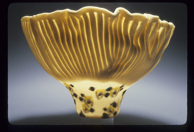 Piece from graduate studies at Northern Illinois University, 1976 by Curtis Benzle, Potter, Ceramic Artist, USA