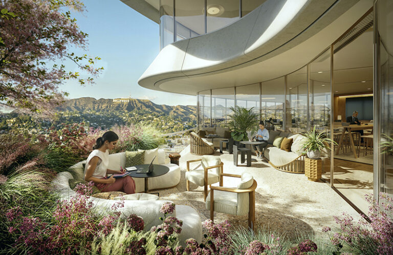 The Star tenant terrace by The Star LLC, Architecture Co., Los Angeles, CA, USA
