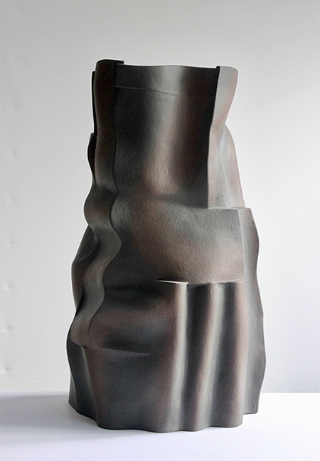 ‘Don’t get around much anymore’, 65cm high, 2023 by Ken Eastman, Potter, Ceramic Artist, England