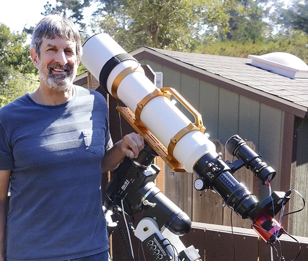 Gary Lopez with astrophotography gear by Gary Lopez, Astrophotographer, CA, USA