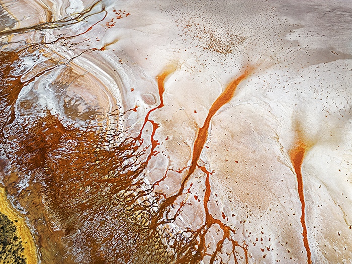 Salt of the Earth - Drone image, taken at Lake Tyrrell, Victoria by Nilmini De Silva, Civil Engineer, Photographer, Australia