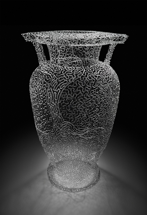 Matrix Series: "It's Greek....to Me" by Brent Kee Young, Glass artist, USA.