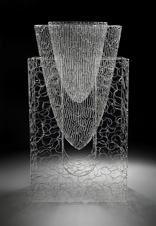 Matrix Series: "Cascade" by Brent Kee Young, Glass artist, USA.