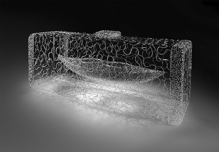 Matrix Series: "Quest...."by Brent Kee Young, Glass artist, USA