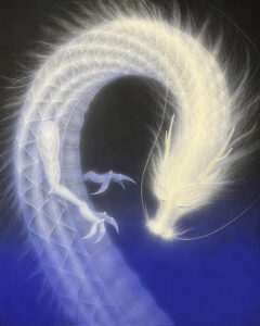 Infinity - Dragon by Junko Umemiya, artist, painter, Japan