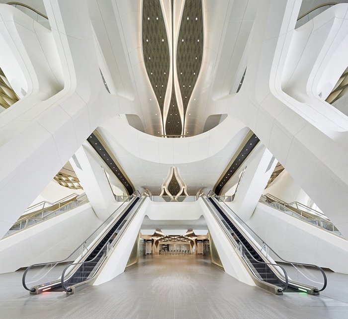 King Abdullah Financial District (KAFD) Metro Station by Zaha Hadid Architects by Zaha Hadid Architects, Architecture firm, USA