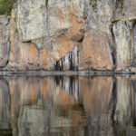 Painted rock of Keltavuori in Southeastern Finland by Julia Shpinitskaya