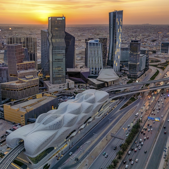 King Abdullah Financial District (KAFD) Metro Station by Zaha Hadid Architects by Zaha Hadid Architects, Architecture firm, USA