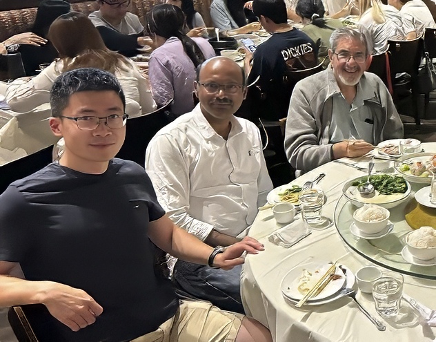 From left to right: Dr. Xiaowei Song, Prof. Chanbasha Basheer and Dr. Richard N. Zare by Dr. Richard Zare, Marguerite Blake Wilbur Professor in Natural Science at Stanford University, USA