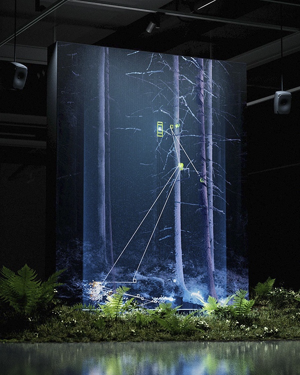 Through The Forest II Gallery Views by Dan Hoopert, 3D Artist, UK