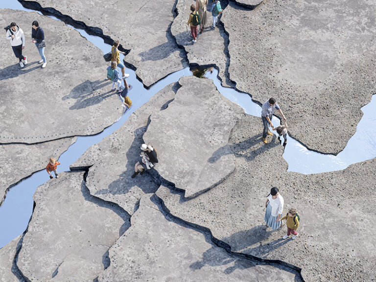 The proposal revitalizes three major plazas around Copenhagen's premier concert venues.