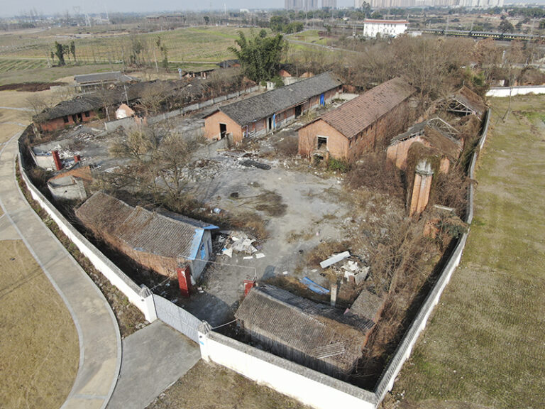 The Floating Seeds Project: Well-preserved buildings from the former livestock farm before renovation
