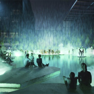BIG-led team wins competition to transform public spaces around Copenhagen's major music venues into "The City's Stage" performance landscape.