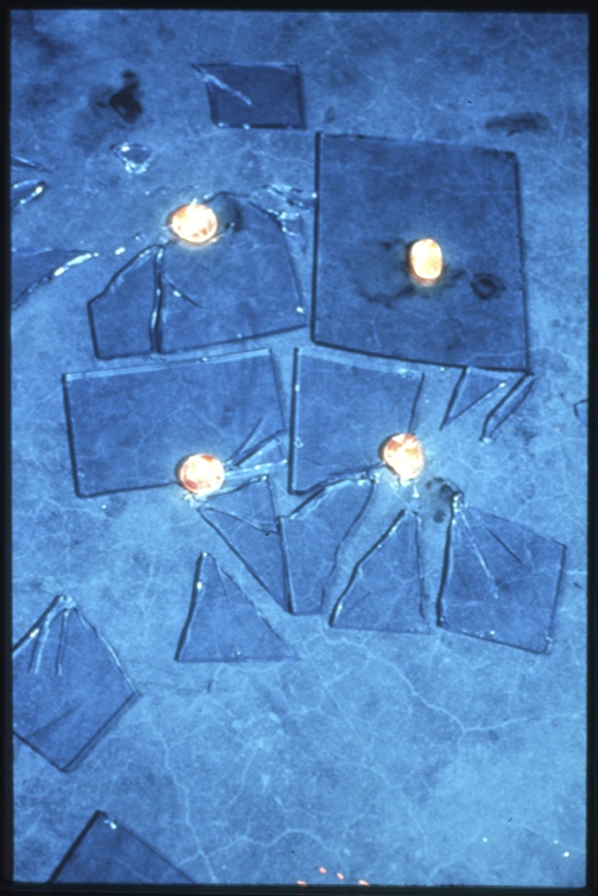 1973 Video Time Release InfraRed by Toots Zynsky, Glass artist, USA