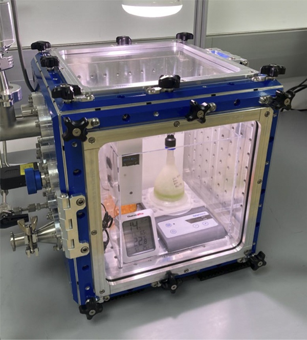 Bioplastic Habitat Inside the Planetary Environment Chamber