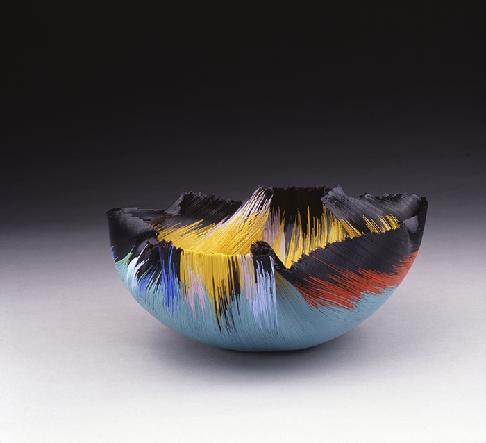 1987 Exotic Bird Series by Toots Zynsky, Glass artist, USA