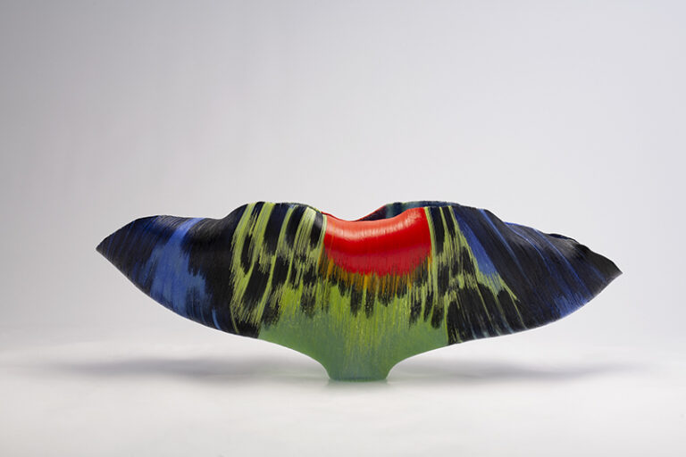 2021 Eastern Rosella by Toots Zynsky, Glass artist, USA