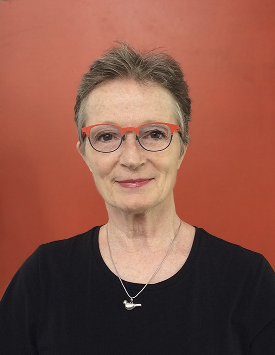 Self portrait by Toots Zynsky, Glass artist, USA