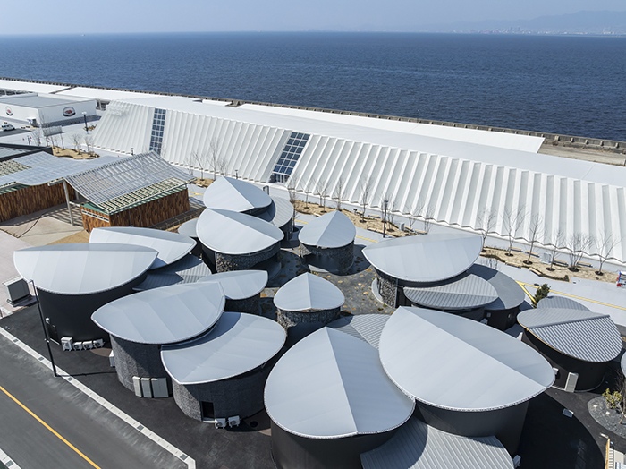 The Future Life Village pavilion at Expo 2025 Osaka, designed by KOMPAS