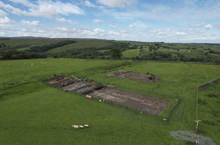 Archaeological excavation at Magna Fort commenced in 2023 by The Vindolanda Trust
