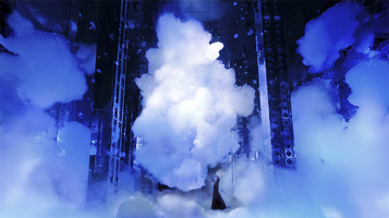 teamLab, Massless Amorphous Sculpture, 2020-, Installation, Sound: Hideaki Takahashi © teamLab, courtesy Pace Gallery