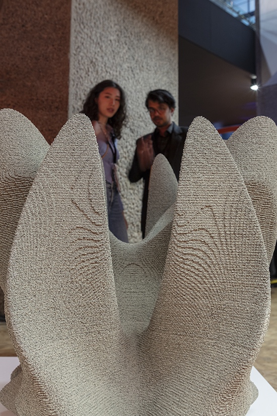 Physical prototype of the Nereid reef system on display.