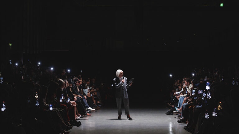 Oscar-winning actor Helen Mirren opens Stella McCartney SS26 at Centre Pompidou, Paris
