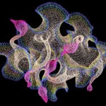 Déjà Vu05, 2023, Enamelled copper wire, H52 x W73 x D30 cm by Julia Hung, Weaving Artist, Taiwan