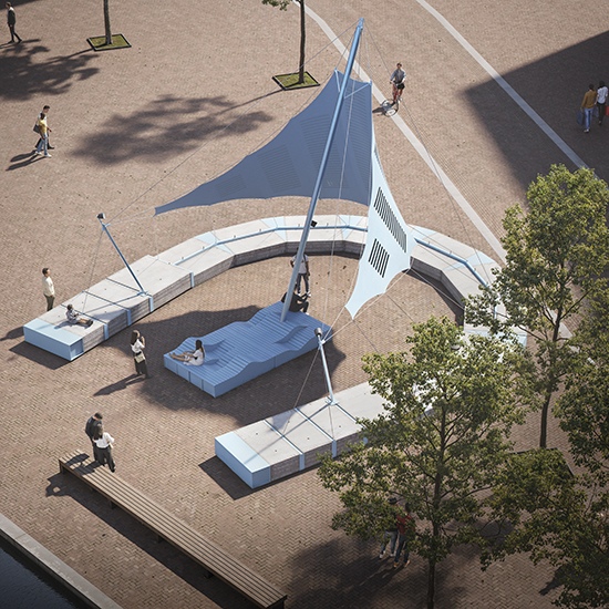 Umbra Pavilion by Pauline van Dongen by Pauline van Dongen, Founder of Studio Pauline van Dongen, Next Generation Textile, Netherlands