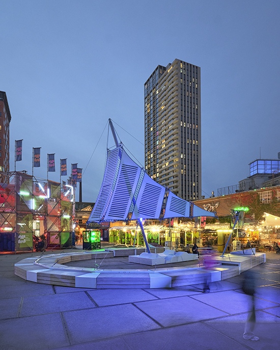 Umbra Pavilion by Pauline van Dongen by Pauline van Dongen, Founder of Studio Pauline van Dongen, Next Generation Textile, Netherlands