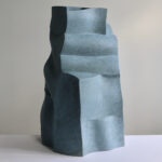 ‘Out of my hands’, 45cm high, 2023 by Ken Eastman, Potter, Ceramic Artist, England
