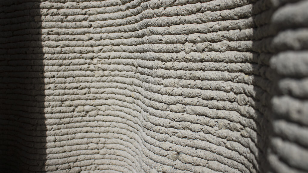 CORNCRETL wall panel surface by Dinorah Schulte, Designer and Founder of MANUFACTURA, Mexico