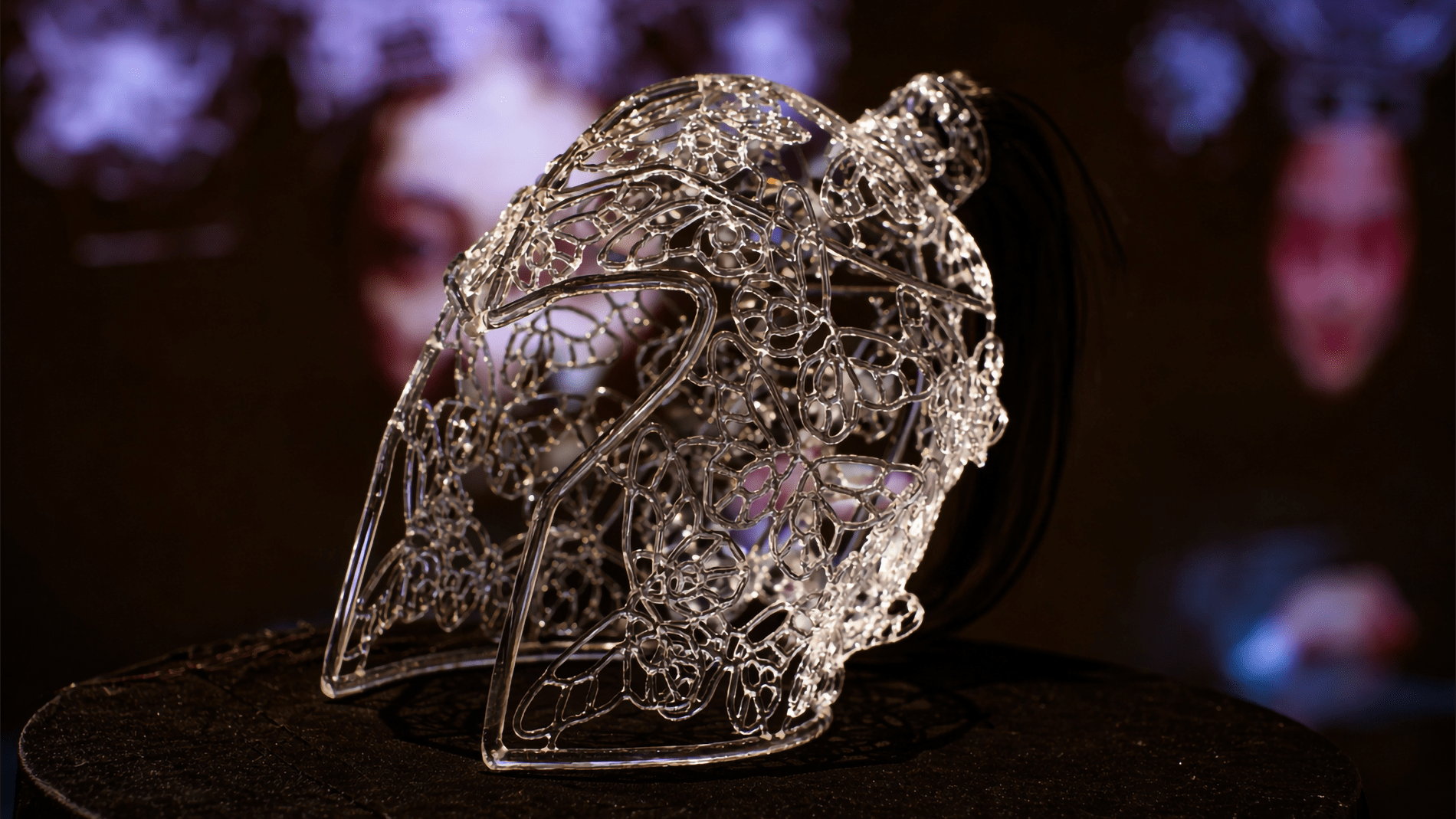 Butterfly Helmet, from Crowns of Glass, by Nancy Yu