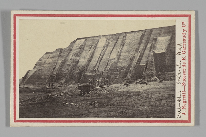 Guano excavation at the Chincha Islands