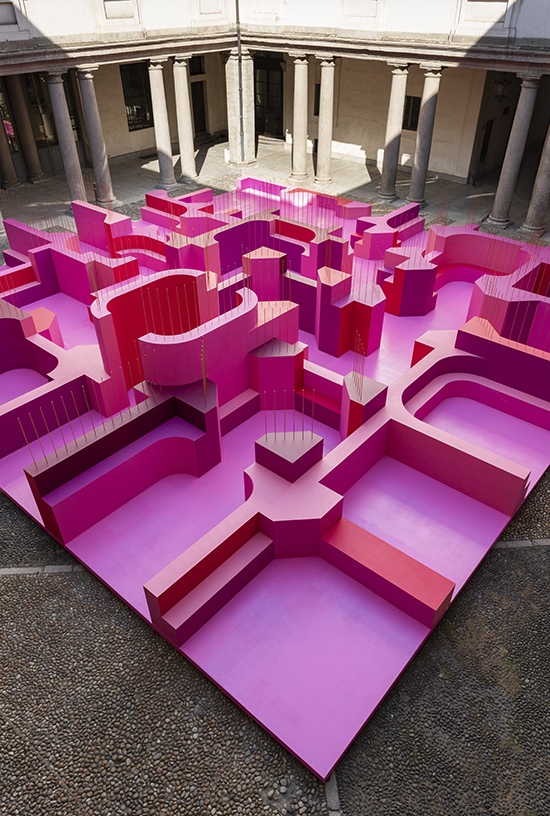 Labyrinth seen from above