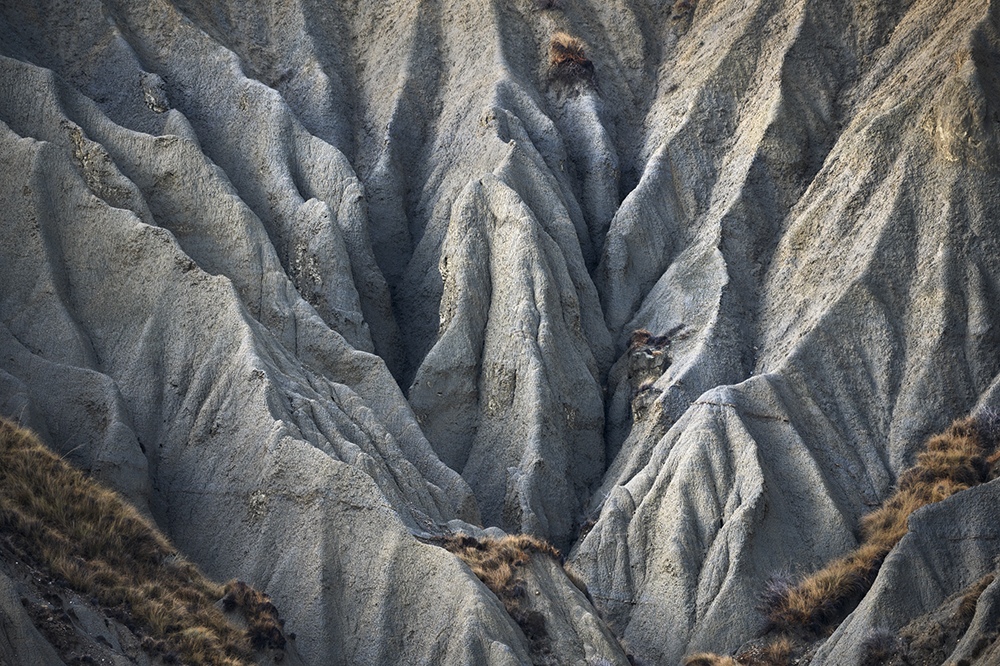 Badlands in Basilicata, Italy