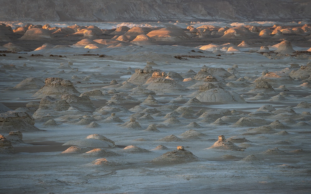 White desert in Egypt