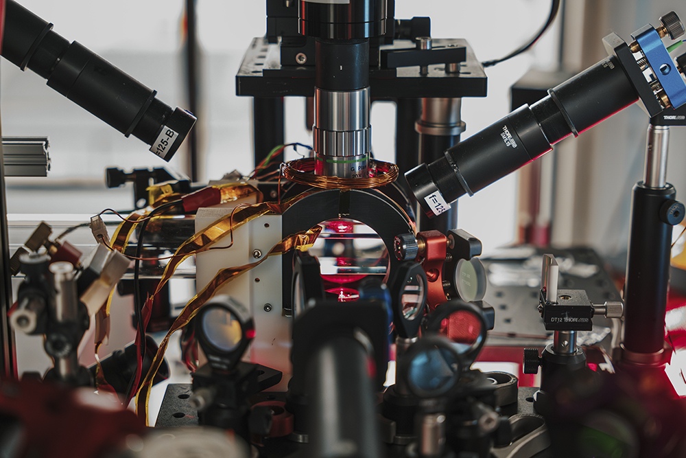 Dr. Giovanni Barontini's ultracold atoms laboratory, University of Birmingham
