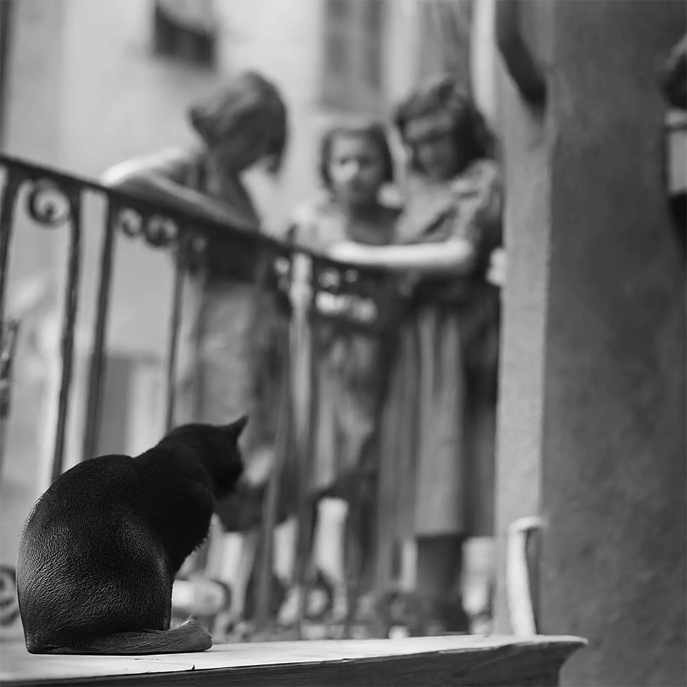 AI reconstruction of Margherita’s childhood summers on her grandmother’s balcony in Genoa